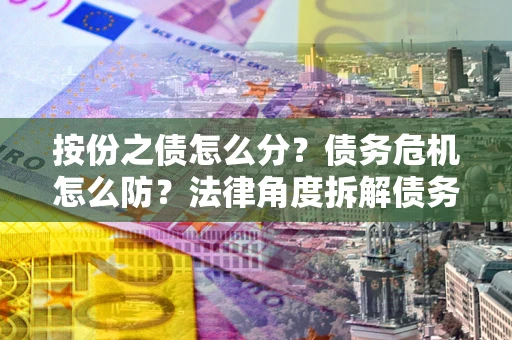 北京按份之债怎么分？债务危机怎么防？法律角度拆解债务分配与风险自保指南
