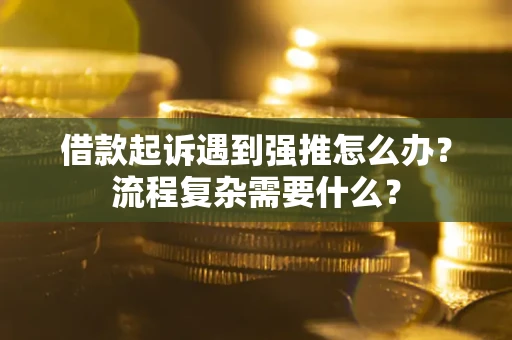 北京借款起诉遇到强推怎么办？流程复杂需要什么？