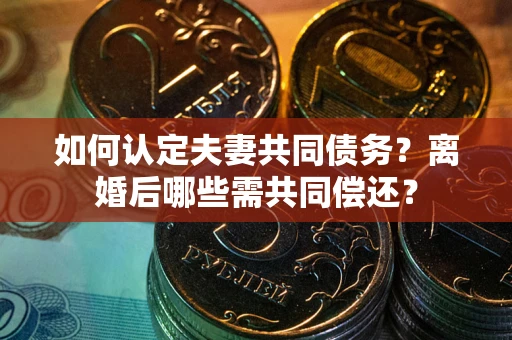 北京如何认定夫妻共同债务？离婚后哪些需共同偿还？