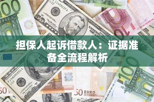 北京担保人起诉借款人：证据准备全流程解析