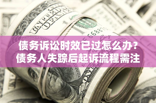 北京债务诉讼时效已过怎么办？债务人失踪后起诉流程需注意什么？