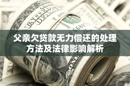 北京父亲欠贷款无力偿还的处理方法及法律影响解析